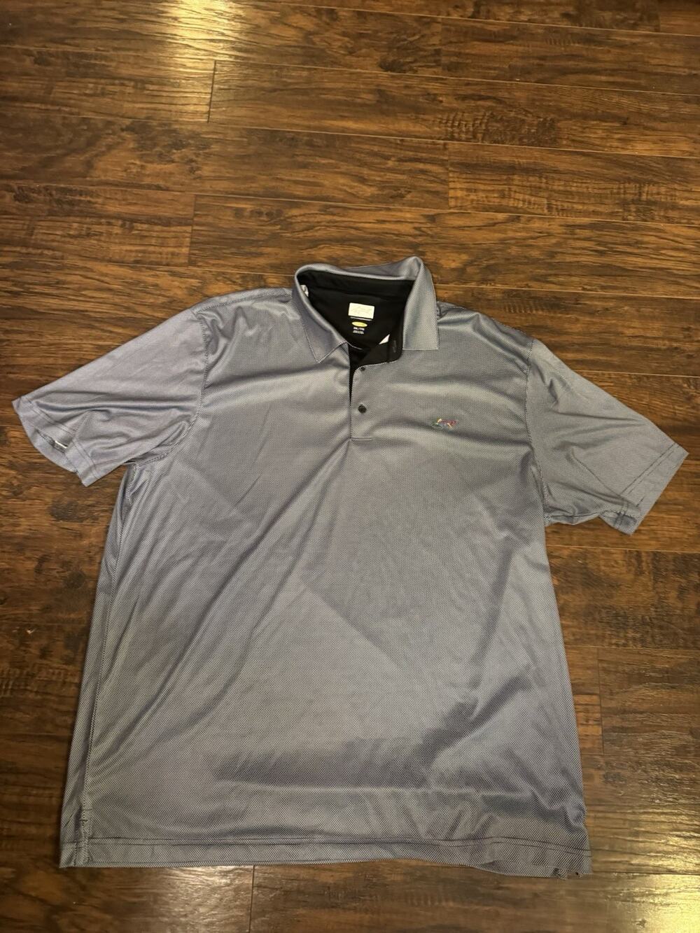 Greg Norman Golf Polo Shirt Black Mens Sz: XXL